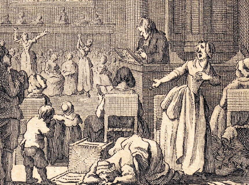 Impressie van de Nijkerkse Beroeringen van Reinier Vinkeles (1788, Atlas Van Stolk)