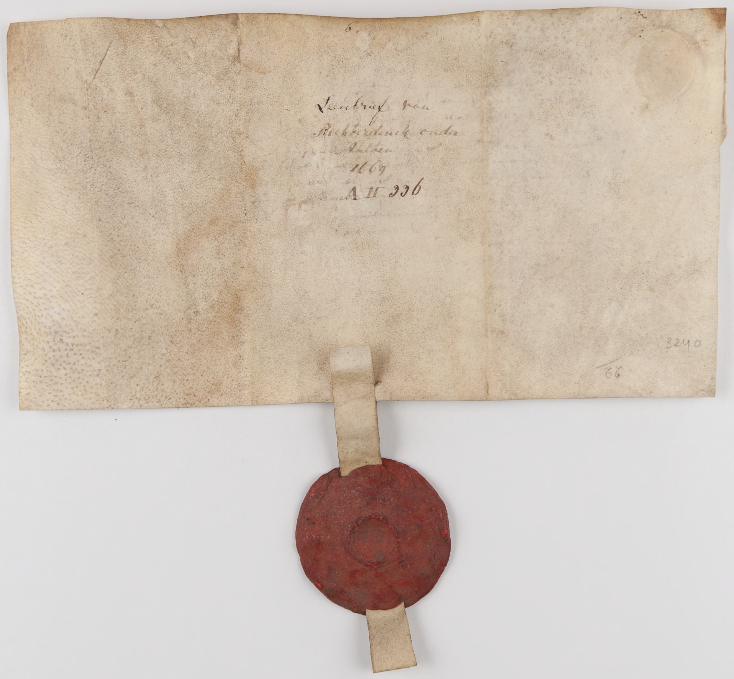 Richterdinck, Aalten - Acte van beleening, 1669