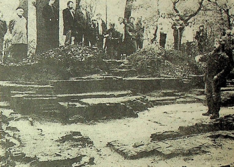 Brick kiln discovered in 't Klooster, 27 October 1980