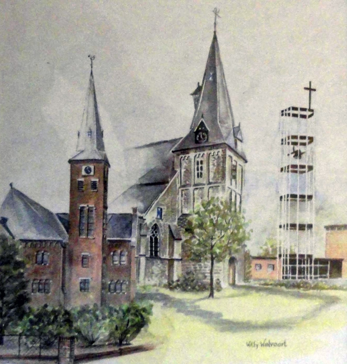 Drie protestantse kerken te Aalten, door Willy Walvoort