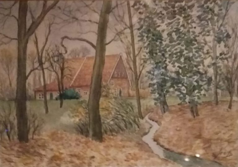 Small stream behind De Kiefte (Heurne), by Joop Doodeheefver