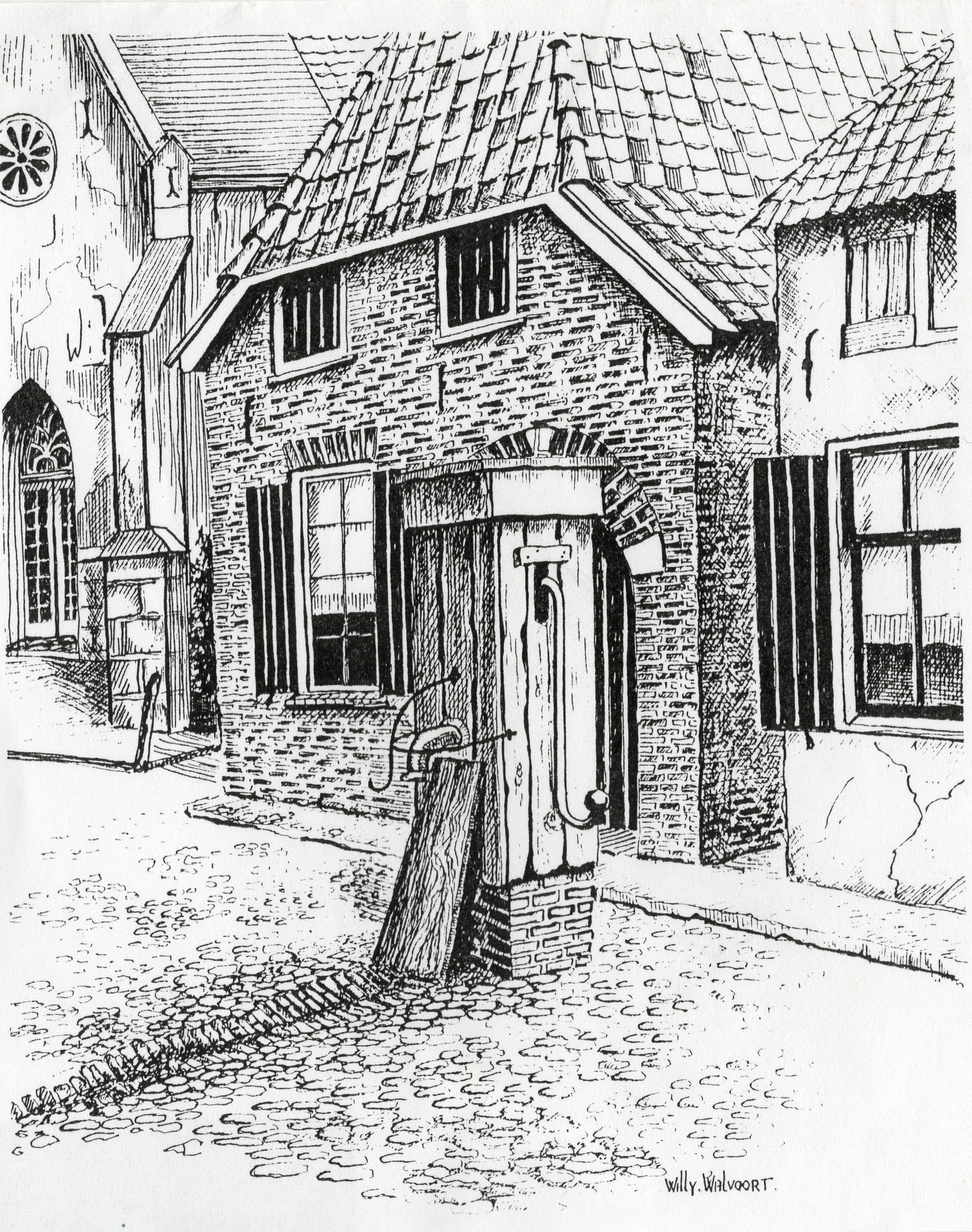 Markt Bredevoort, door Willy Walvoort