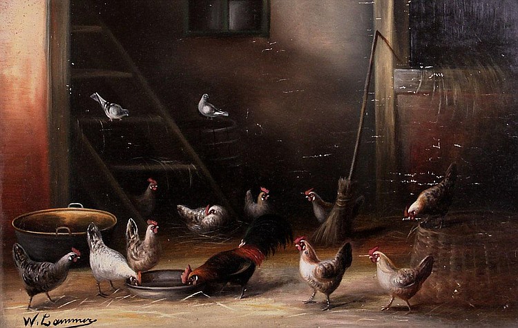 Wilhelmus Albertus Lammers - Pluimvee in de stal