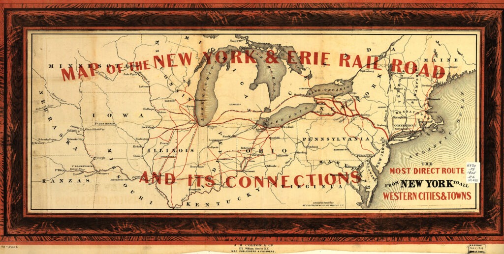 New York &amp; Erie Railroad, 1855