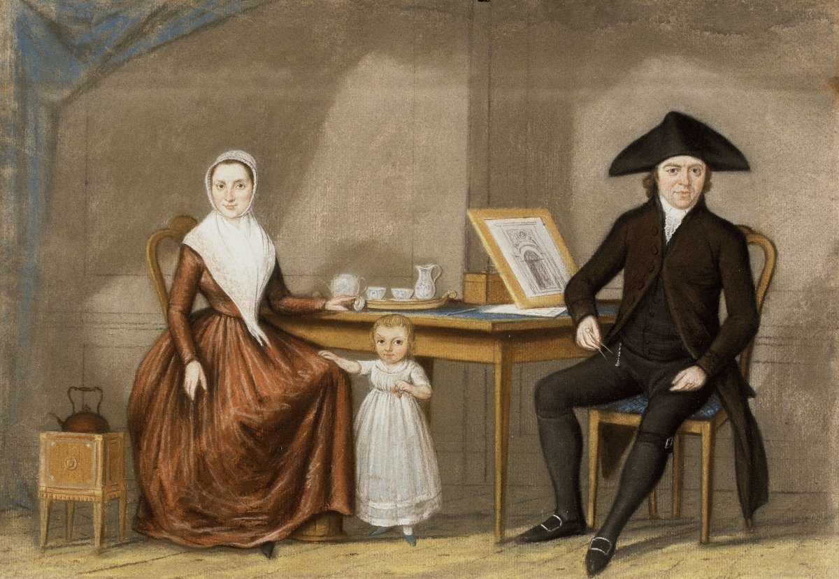 Hendrik Jan Lijsen (1765–1837), Hendrika van Rennes (1768–1854), and Elisabeth Lijsen (1797–1825), March 25, 1799