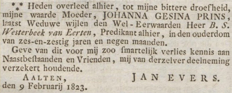 Opregte Haarlemsche Courant, 15-02-1823